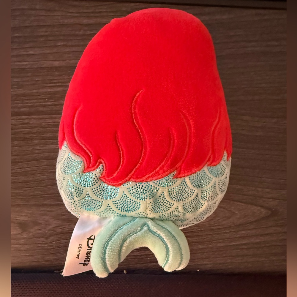 Ariel Squishmallows Disney Little Mermaid Plush Kellytoy Toy Like New - Picture 2 of 6